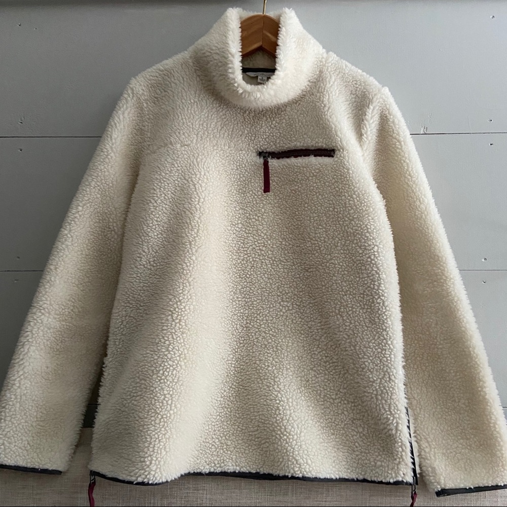 LLBean Signature Sherpa Fleece Pullover Turtleneck
